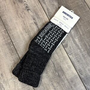 Birkenstock Twist ABS Gray-Black Knit Casual Grip Socks NWT US8-10, EU39-41